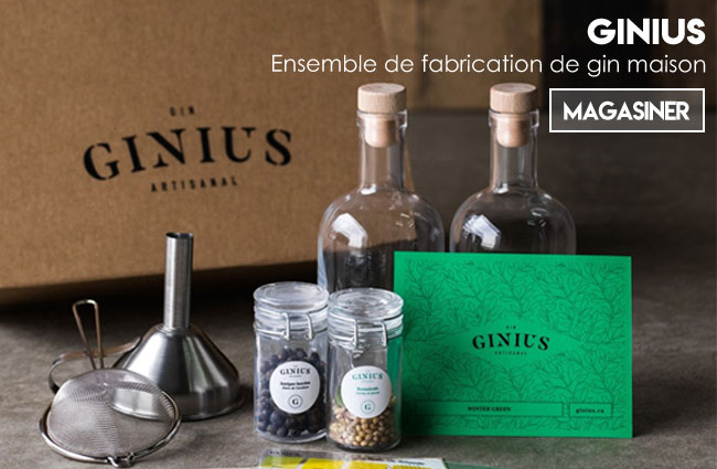 Coffrets pour faire du gin maison - Ensemble DIY de Gin