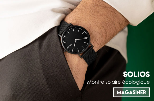 Montre solaire québécoise SOLIOS
