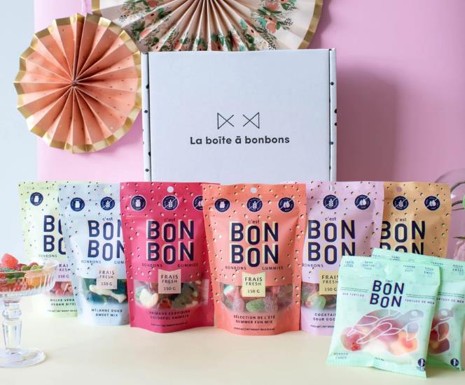 Une boîte à bonbons pour votre échange de cadeau