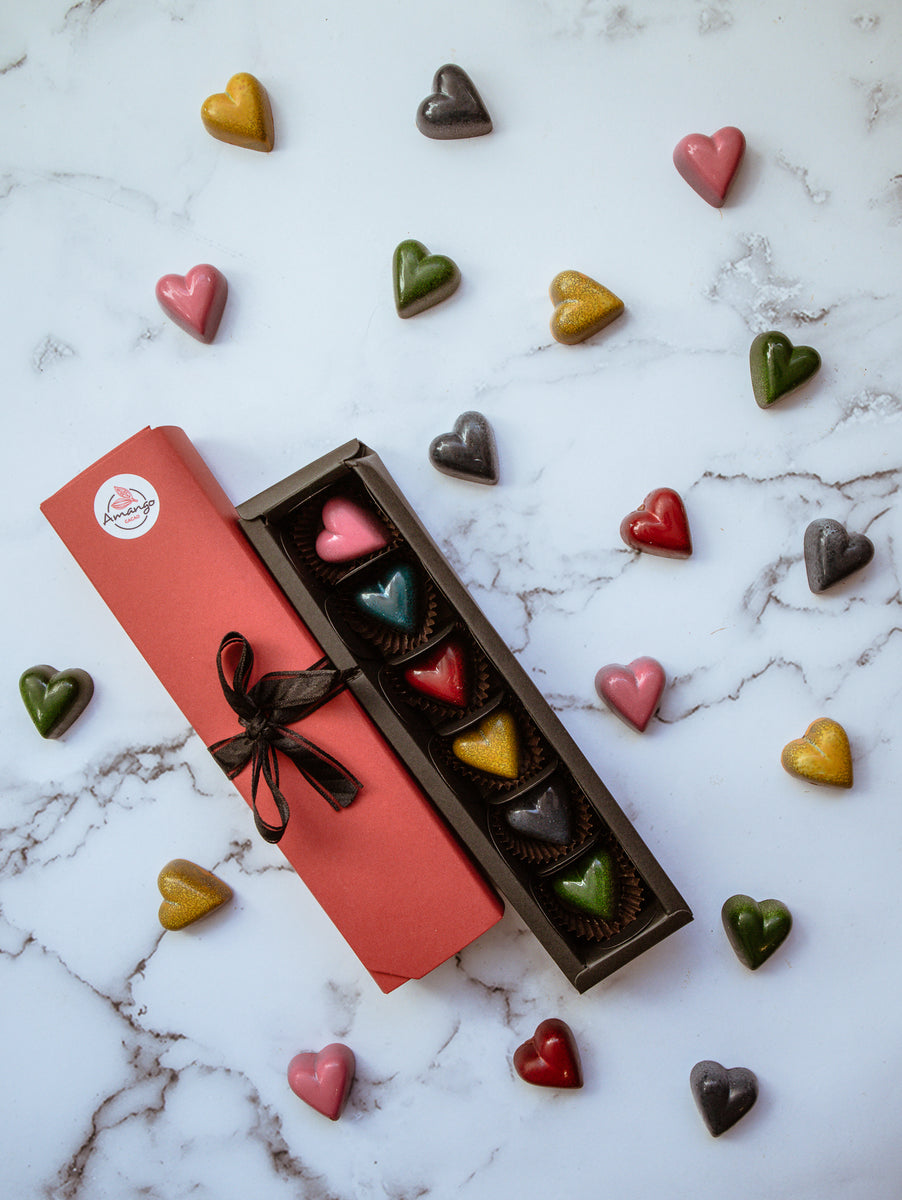 Boite de chocolats – Les coeurs