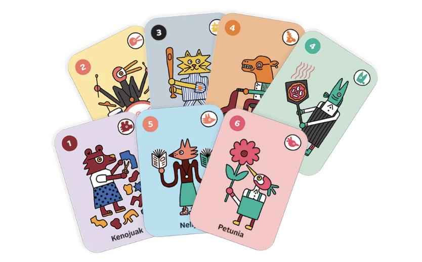 Jeu de cartes les familles d'aujourd'hui