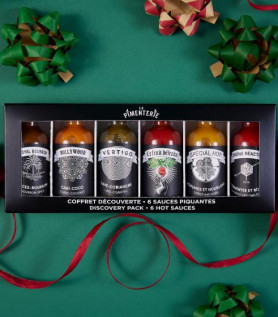 Coffret découverte de 6 sauces piquantes