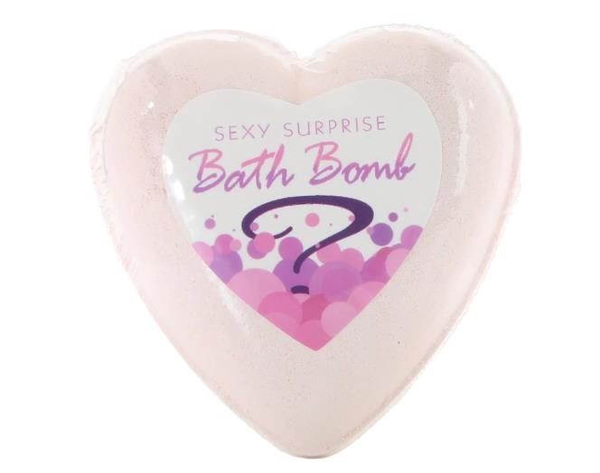 Bombe de bain surprise avec jeu sexy à l'intérieur pour la St-Valentin