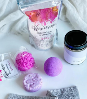 Ensemble pour le bain à la lavande