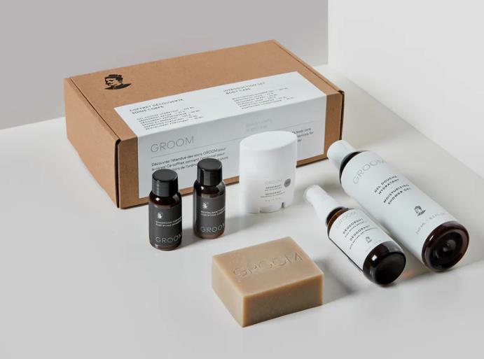 Coffret de produits et soins pour les hommes