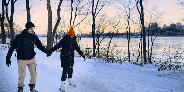 Patinage à faire en couple au parc Jean-Drapeau