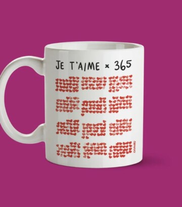 Tasse – Je t’aime x 365