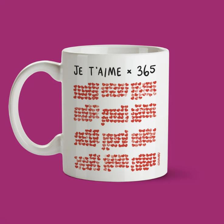 Tasse – Je t’aime x 365