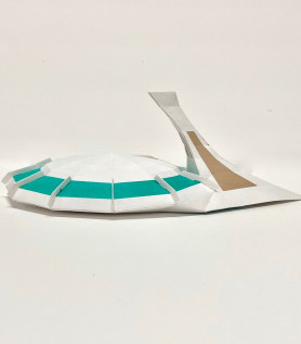 Sculpture en papier 3D – Stade Olympique de Montréal