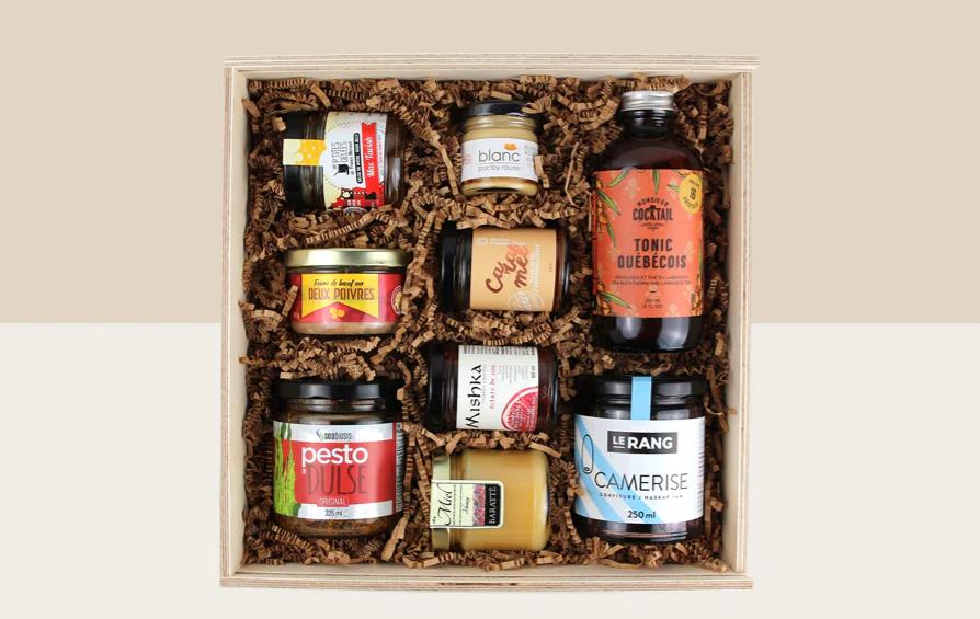 Boîte gourmande comme cadeau de mariage