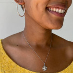 Collier pendentif lune - Argent sterling