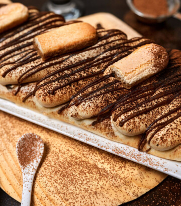 Bûche biscotti au Tiramisu