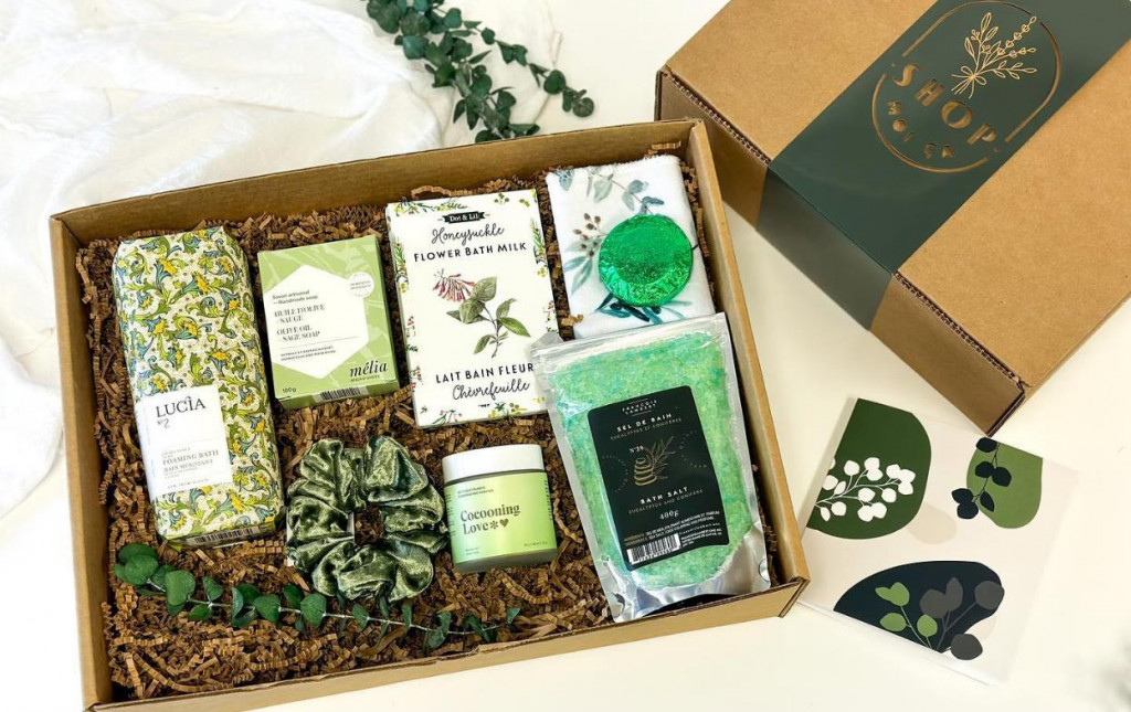 Boîte surprise cocooning pour une grand-mère