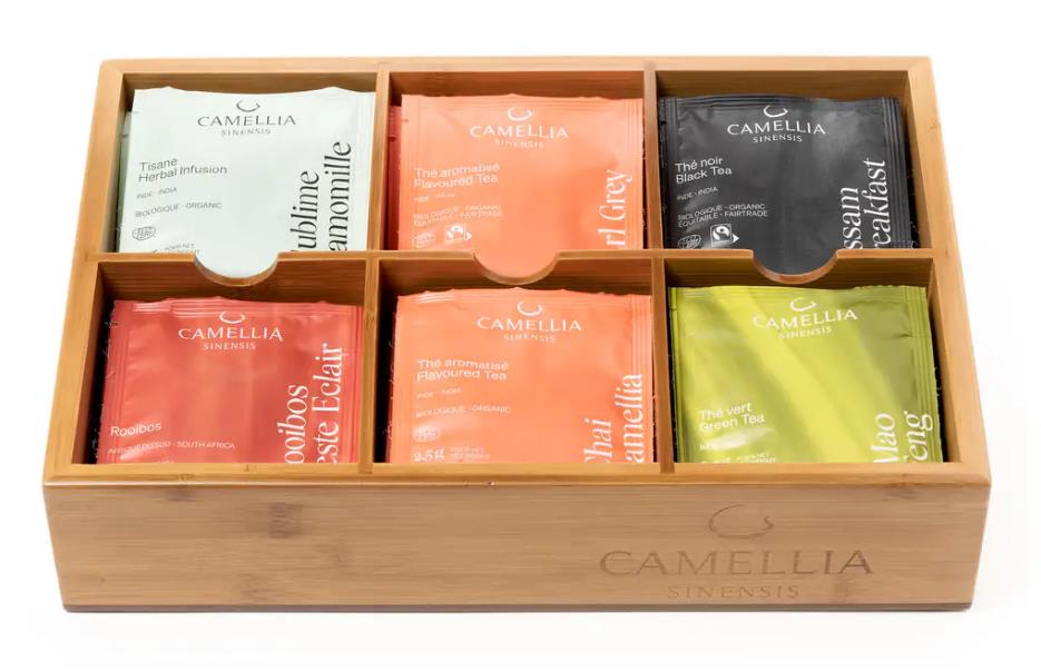 Boîte de thés pour une grand-maman en cadeau