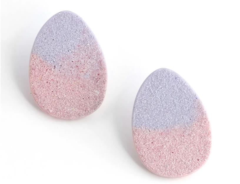 Boucles d'oreilles lilas pour maman
