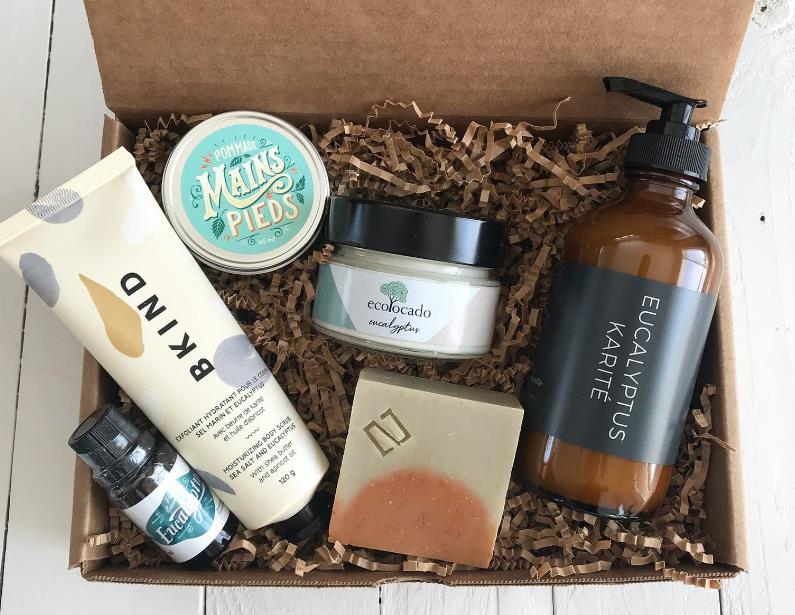 Boîte-cadeaux pour maman à l'eucalyptus d'Ecolocado