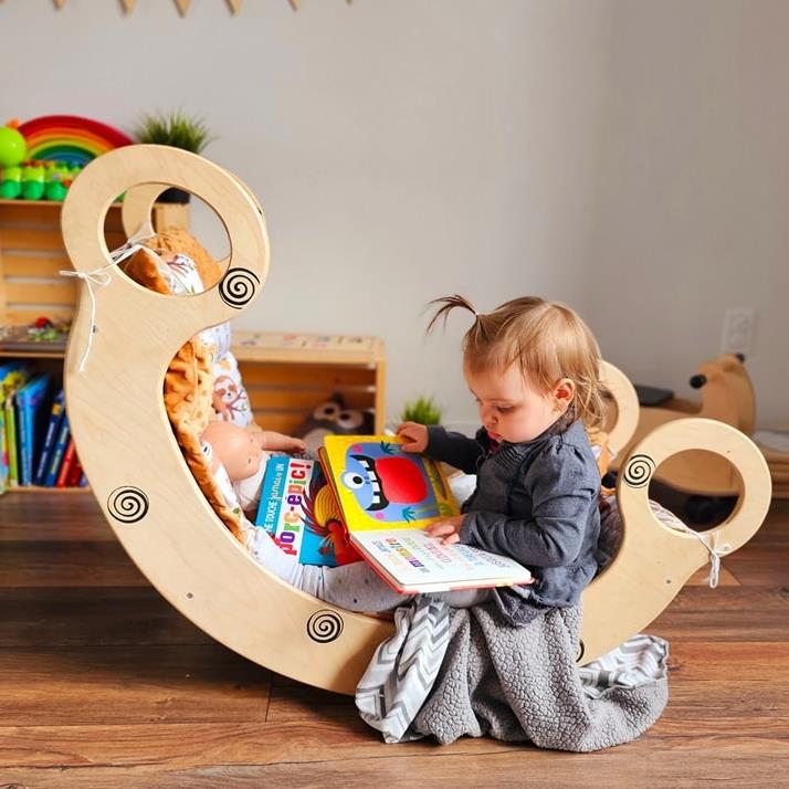 Bascule en bois pour enfants