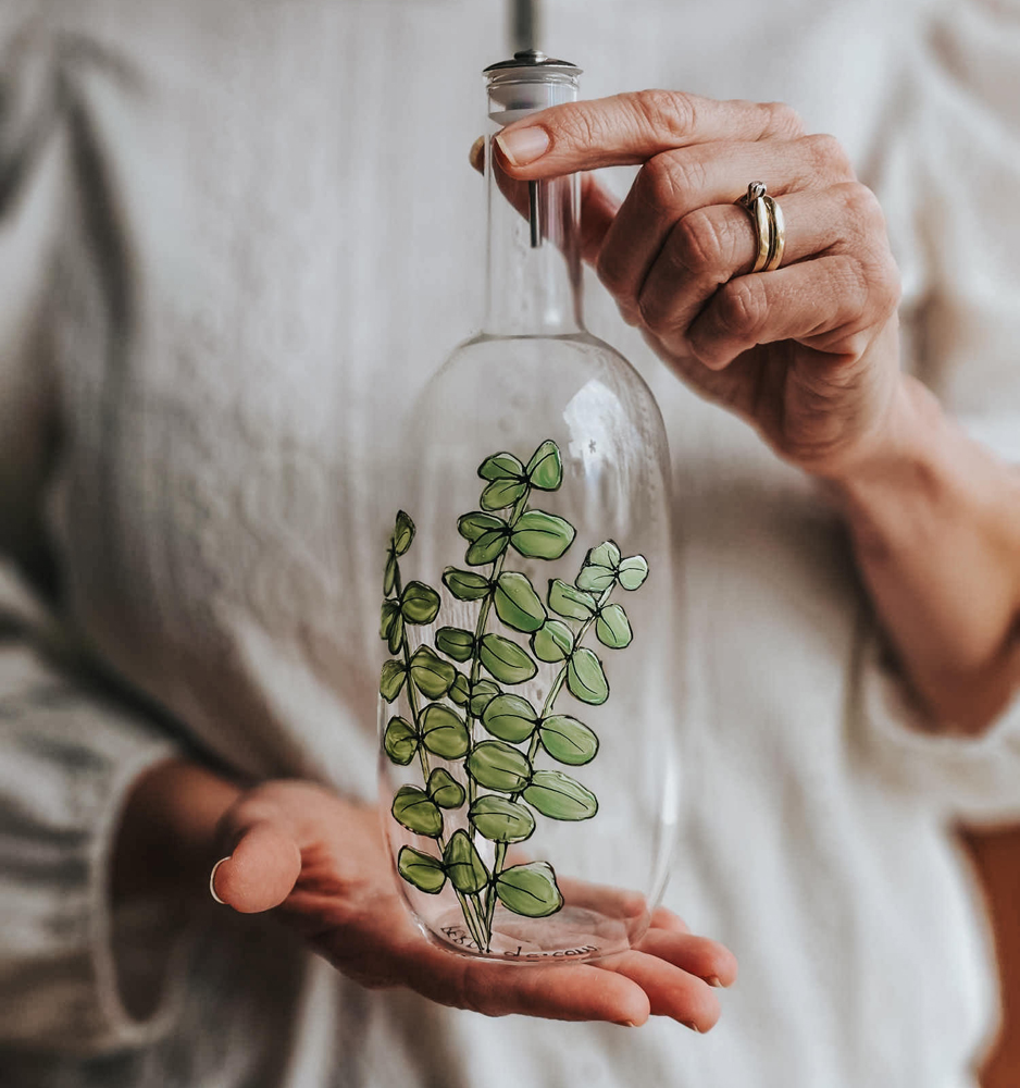 Bouteille d’huile ou vinaigre – Eucalyptus