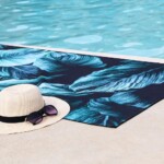 Serviette en microfibre d'été réversible