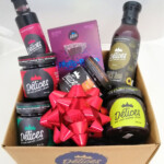 Coffret de produits gourmands aux bleuets