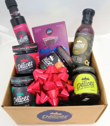Coffret de produits aux bleuets (grands formats)