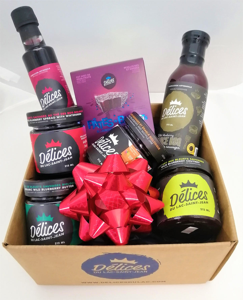 Coffret de produits aux bleuets (grands formats)