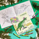 Cahier à colorier - Les dinosaures