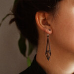Boucles d'oreilles PYRAMIDES - Bijoux 3D