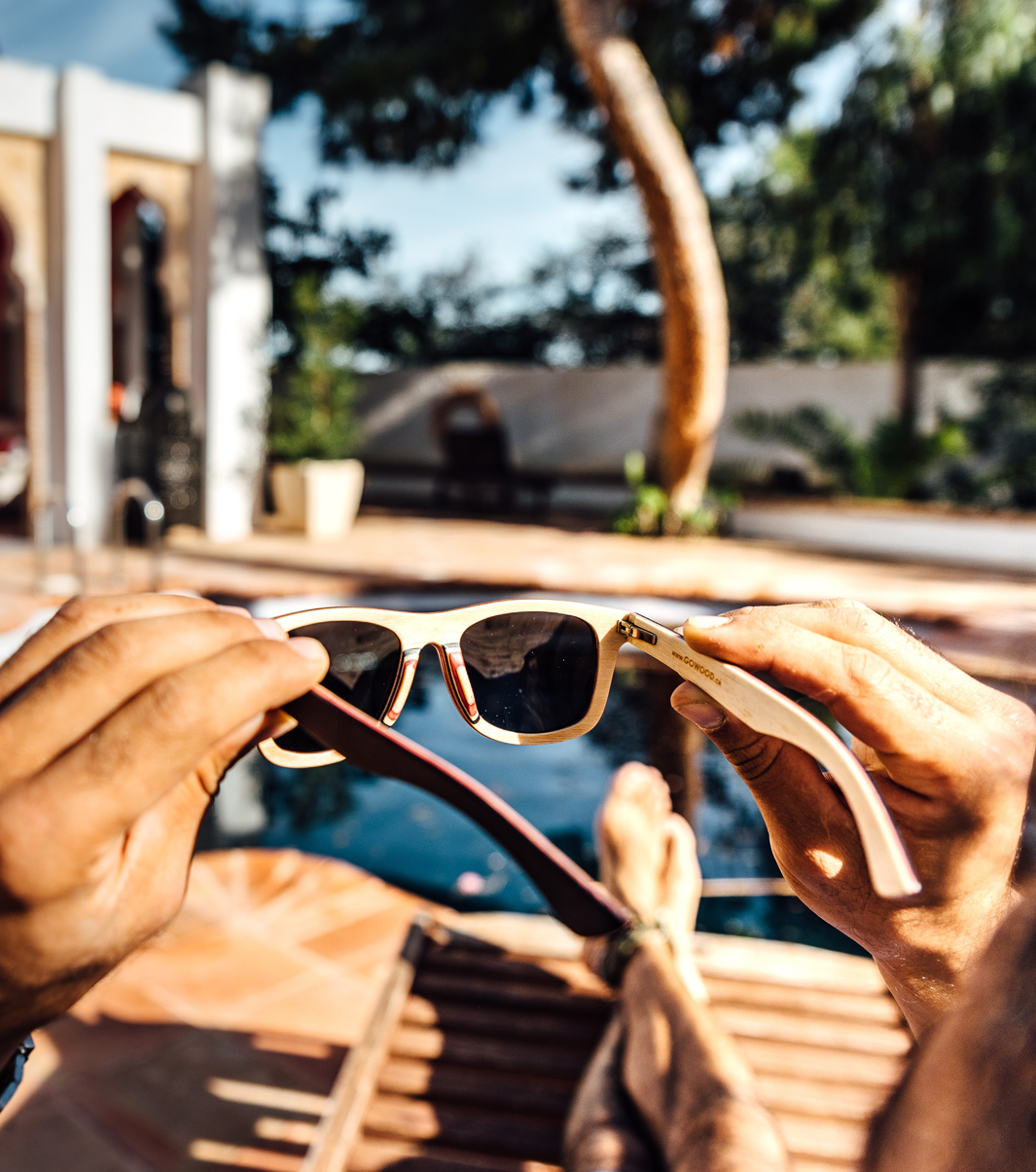 Lunettes de soleil en bois d’érable canadien