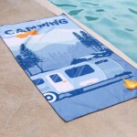 Serviette en microfibre - La vie est bien meilleure en camping