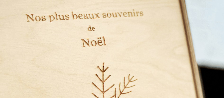 Boîte à souvenirs de Noël