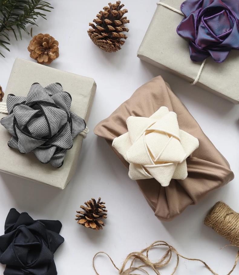 Chou à cadeaux (réutilisable en tissu)