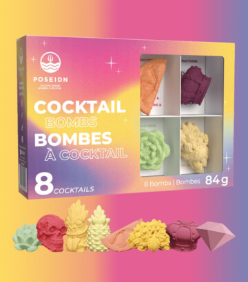 Coffret de 8 bombes à cocktail 3D