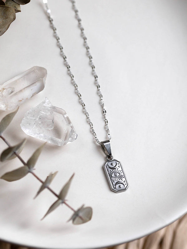 Collier tarot argent