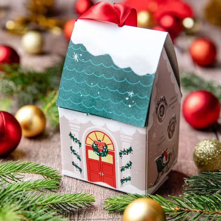 Maison de thés de Noël à offrir en cadeau