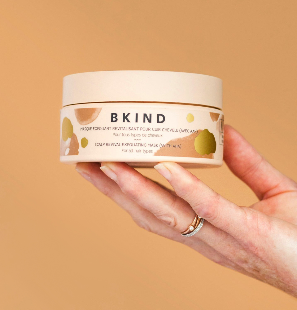 Masque exfoliant revitalisant pour cheveux BKIND