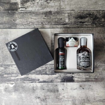 Boîte gourmet avec sirop d&rsquo;érable fumé