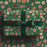 Papier d'emballage - Biscuits des fêtes