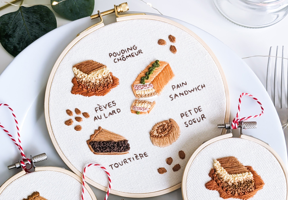 Broderies à offrir pour vos cadeaux de Noël