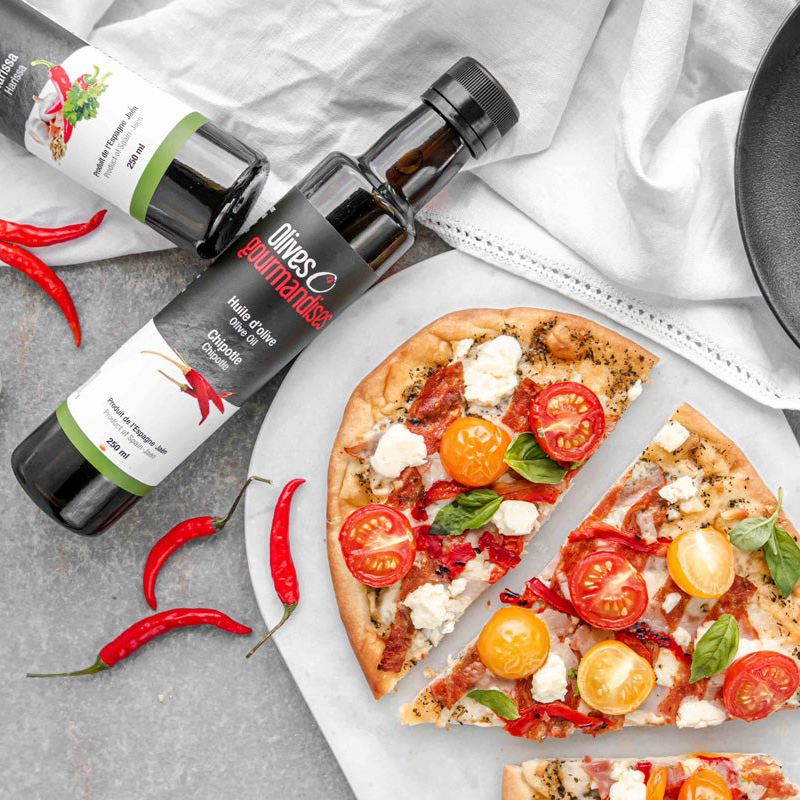 Huile d’olive piquante – Piment chipotle