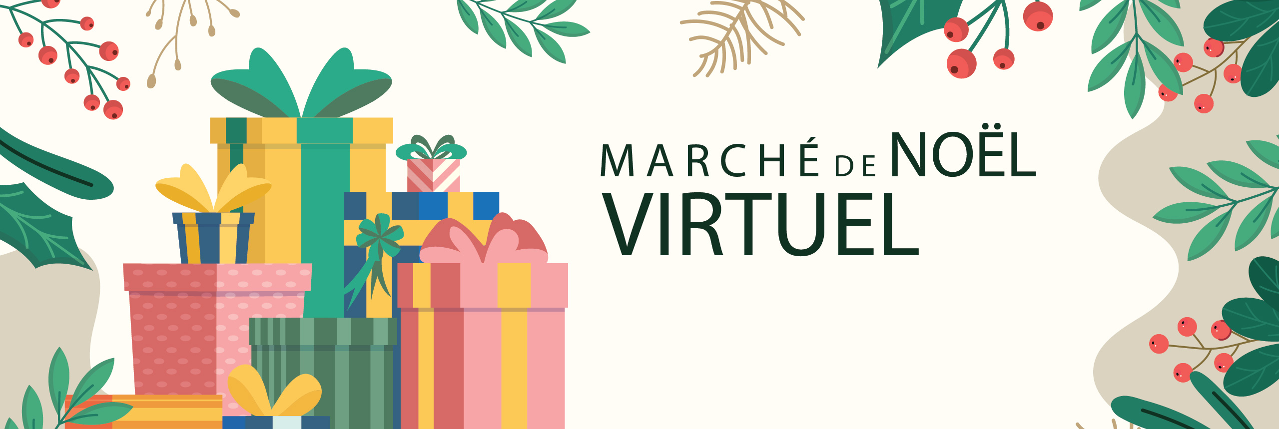 Marché de Noël virtuel en ligne au Québec