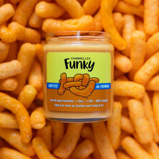 Bougie aux crottes de fromage