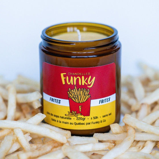 Bougie funky drôle pour un échange de cadeau
