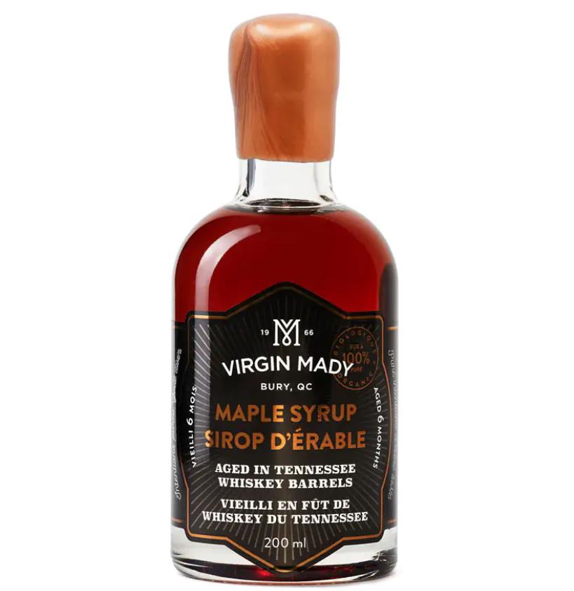 Sirop d'érable vieilli en fût de Whisky à offrir à un échange de cadeau