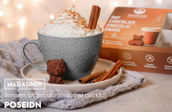 Bombe de chocolat chaud 3D