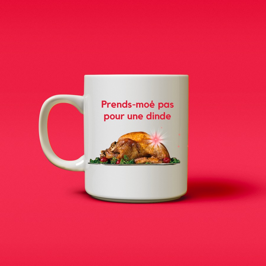 Tasse pour échange de cadeau de Noël