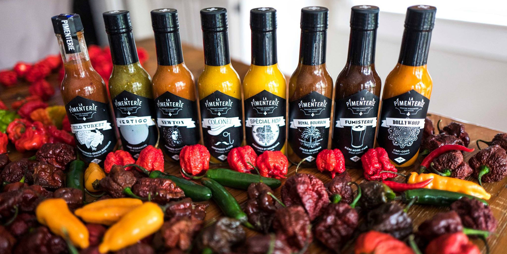 Choix de 12 sauces piquantes du Québec