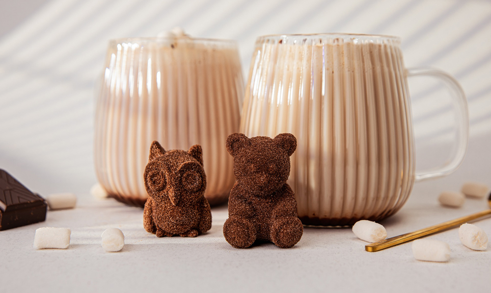 Chocolat chaud de Saint-Valentin pour femme