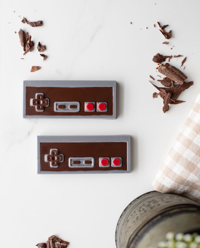 Manette de NES en chocolat
