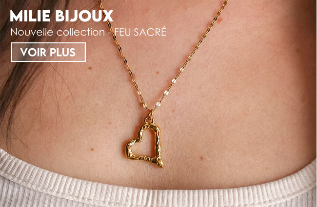 Bijoux de l'entreprise québécoise Milie Bijoux